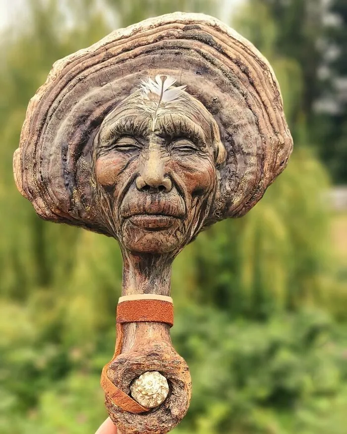 This Canadian Artist Makes Incredible Sculptures Out Of Driftwood, Seashells, Dried Mushrooms And More (38 New Pics)