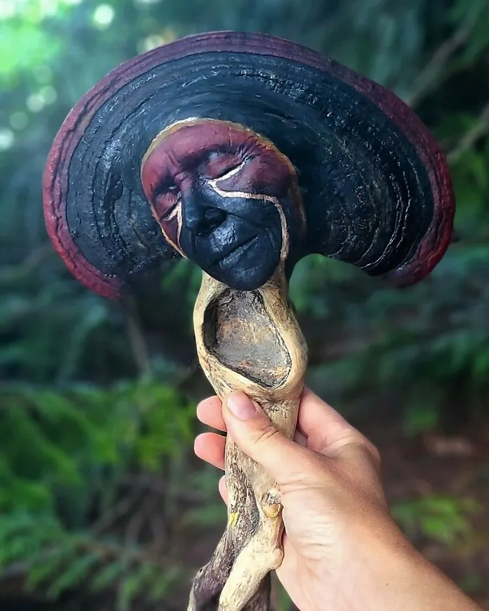 This Canadian Artist Makes Incredible Sculptures Out Of Driftwood, Seashells, Dried Mushrooms And More (38 New Pics)