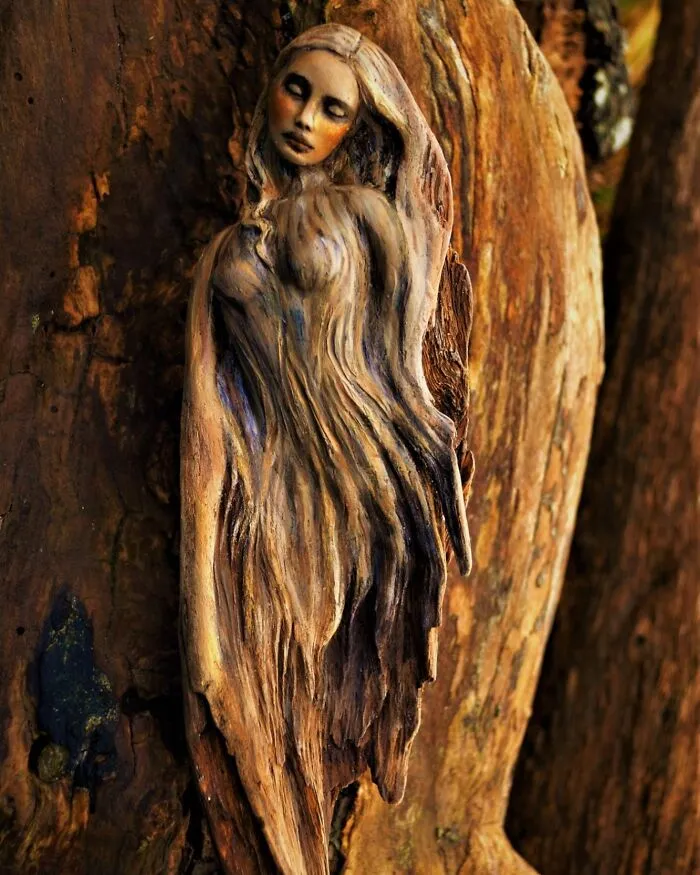 This Canadian Artist Makes Incredible Sculptures Out Of Driftwood, Seashells, Dried Mushrooms And More (38 New Pics)