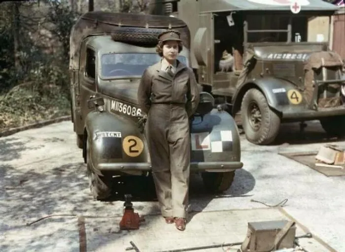 This Is Queen Elizabeth During Her Wwi Service