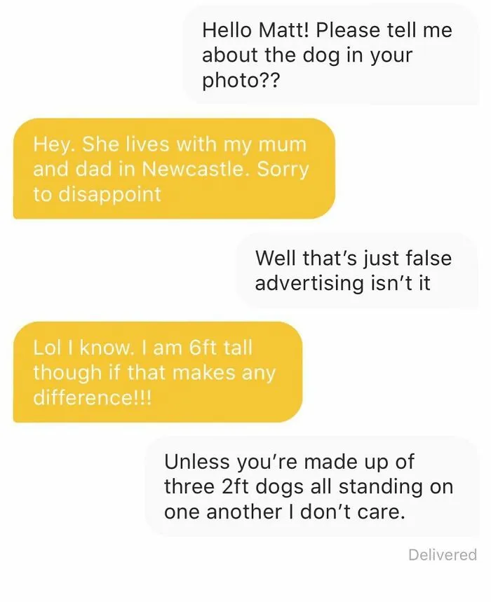 40 Funny And Cringe Examples Of Modern-Day Dating, As Shared On The "Overheard Dating" Instagram Page