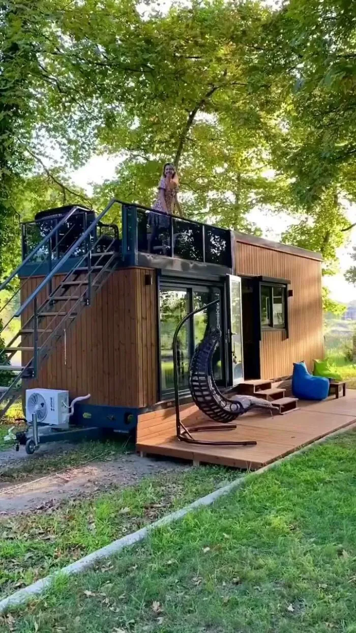 ¿Qué te parece esta preciosa casa diminuta?