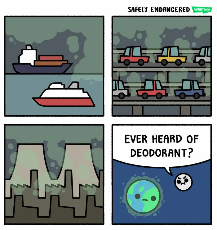 25 Inspiring Comics Made By Some Of The Most Famous Artists That Highlight Environmental Issues