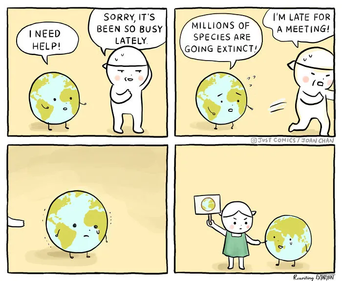 25 Inspiring Comics Made By Some Of The Most Famous Artists That Highlight Environmental Issues