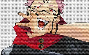 My Collection Of Anime Cross-Stitch Patterns From Jujutsu Kaisen (11 Pics)