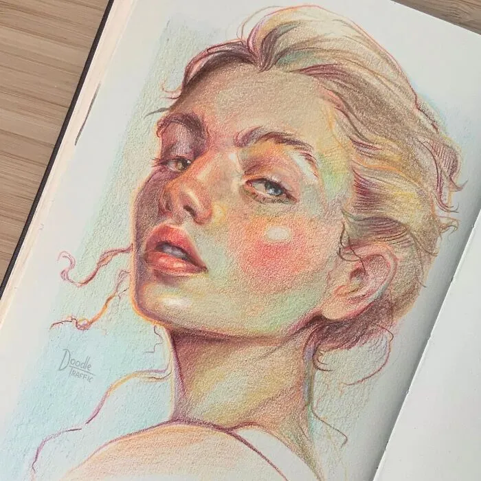 I Draw Portraits Of People And Movie Characters In My Sketchbook, And Here Are 32 Of My Best Works