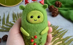 7 Forest Spirits That I Made From Felt