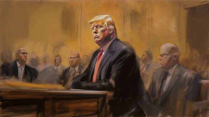With The Help Of AI, I Looked Into The Future Where Donald Trump Is Standing Trial For Crimes That He Committed (11 Pics)