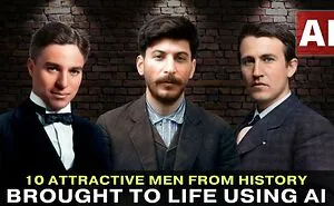 10 Attractive Men From History Brought To Life Using Ai