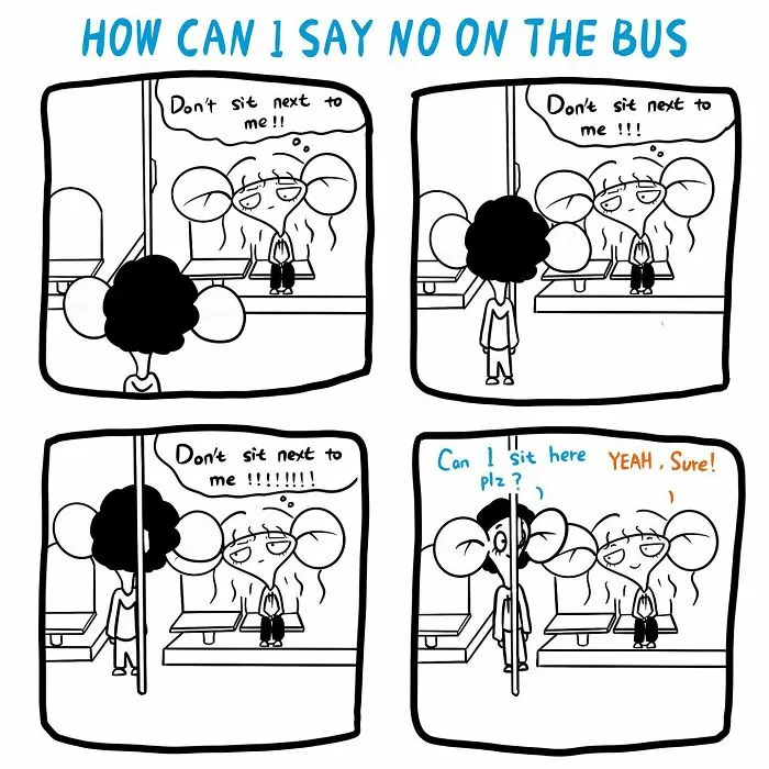 I Want To Say, "No, There’s Another Person Sitting Here, You Just Can’t See Them"