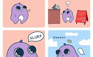 I Create Wholesome Comics Featuring Everyday Situations About A Cute Creature Called "Bibs" (35 Pics)