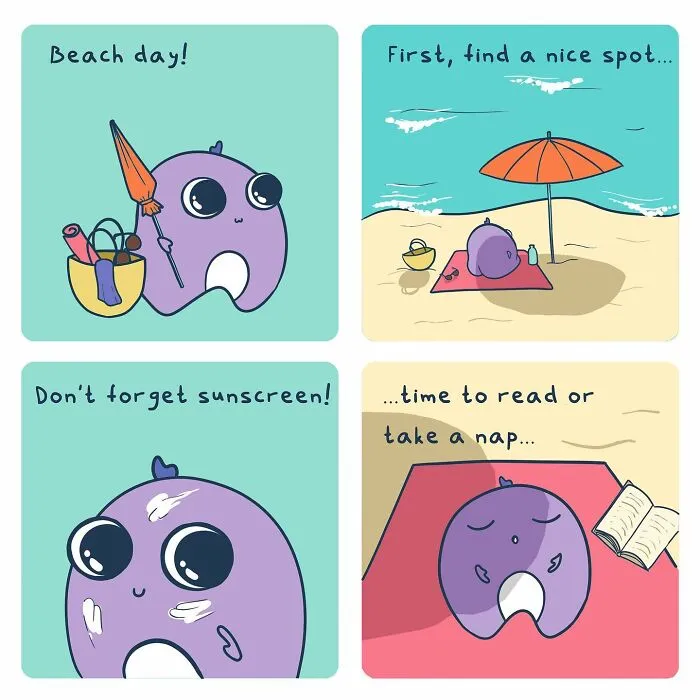 What Are Your Favorite Beach Day Activities? Bibs Likes To Nap To The Sound Of Waves