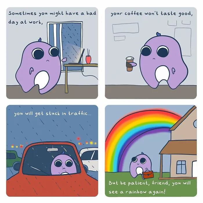 Bibs Had A Bad Day Yesterday, But He Knows That Sadness Is Temporary And If You Stay Patient Things Will Start To Look Up