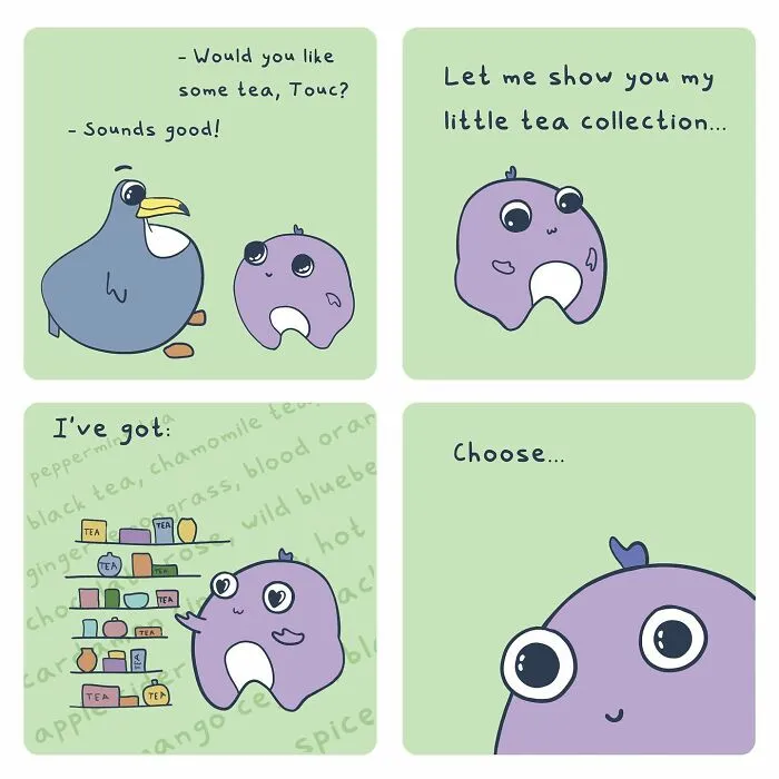 Bibs Does Indeed Like Tea!