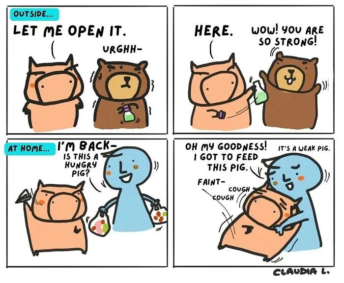 My 30 Hilarious Pig Comics That Offer A Glimpse Into The Quirks Of Asian Family Life
