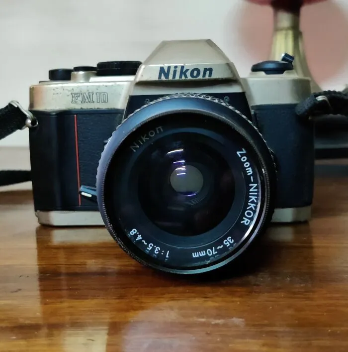 I Was Proud Of My Slr Film Roll Camera. I Still Have It