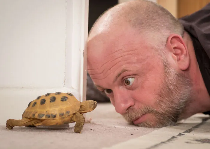 My Little Pet (Frank) And Bigger Pet (Paul)