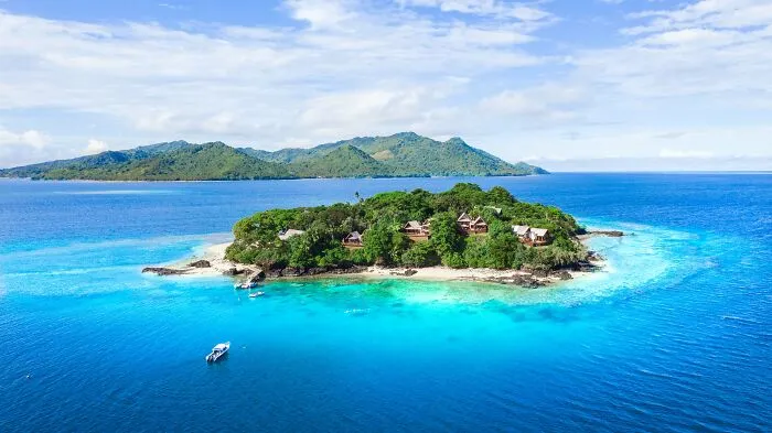 Royal Davui Island from bird view