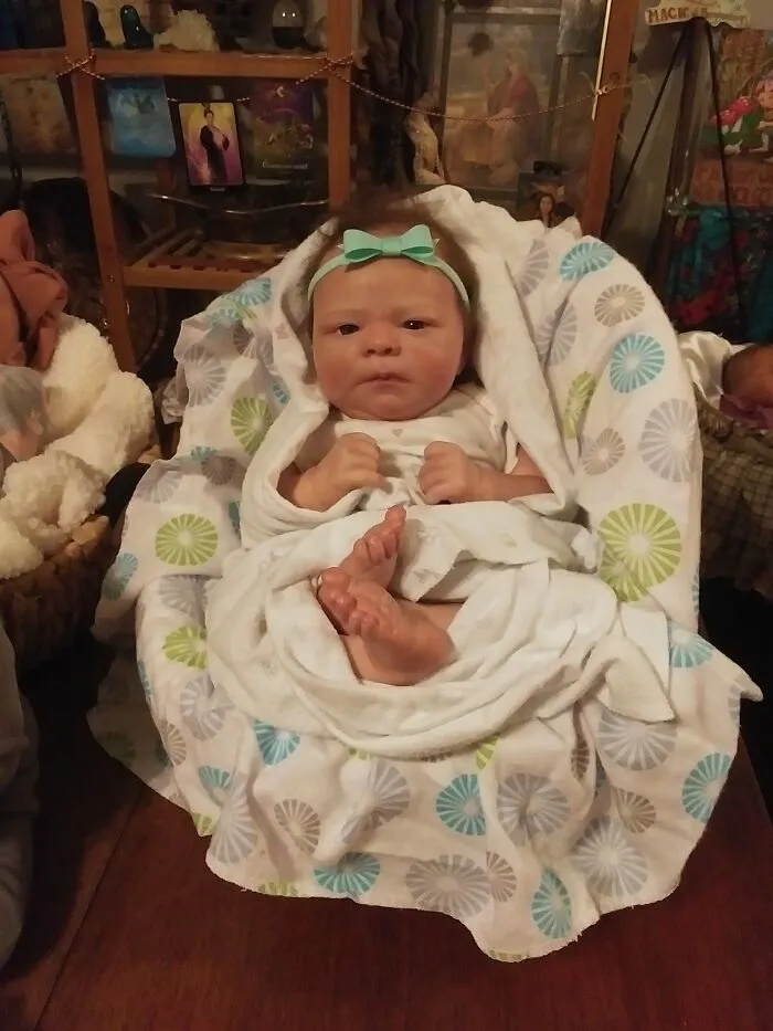 Reborn Baby Dolls. This Is Ruby, Created By Artist Patricia Straub Of Alberta Born Babies. I Had 6 Miscarriages. My Reborns Help Me With That