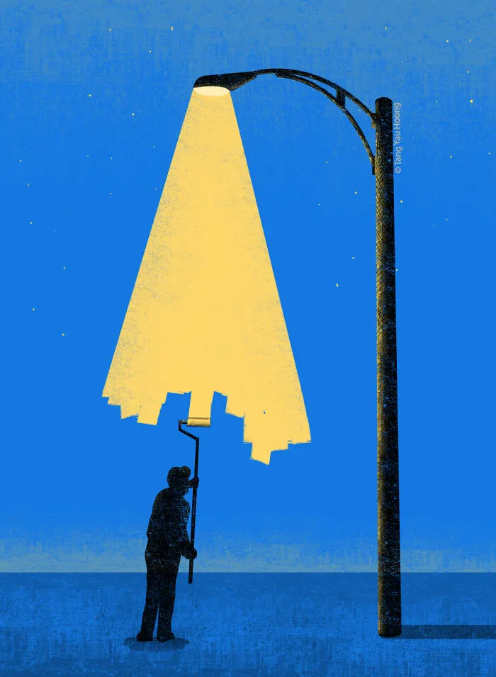30 Ingeniosas ilustraciones que aprovechan el espacio negativo, por Tang Yau Hoong