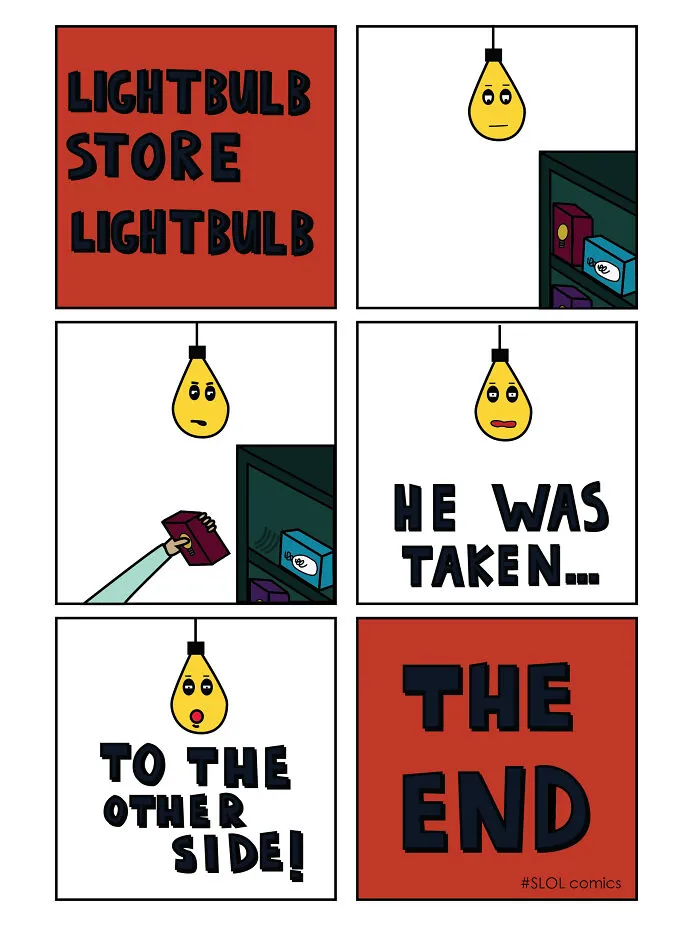 My 30 Comics Showing The Perspective Of A Lightbulb In A Funny Way