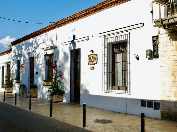 A Colonial Building In A Street Of The Colonial City