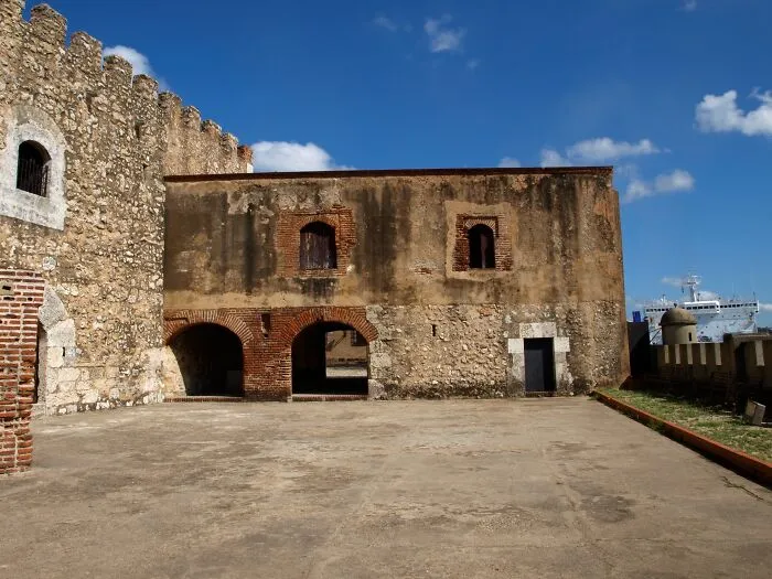 A Side Of The  Fortaleza Ozama
