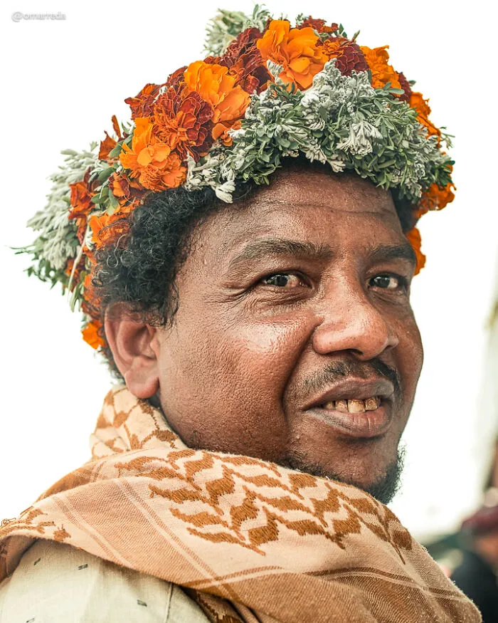My 18 Portraits Of The Flower Men Of Saudi Arabia