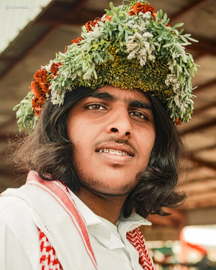 My 18 Portraits Of The Flower Men Of Saudi Arabia