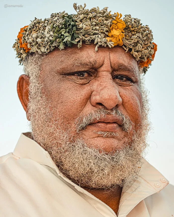 My 18 Portraits Of The Flower Men Of Saudi Arabia