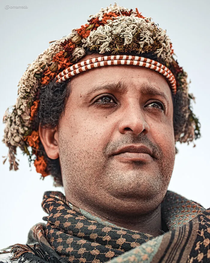 My 18 Portraits Of The Flower Men Of Saudi Arabia
