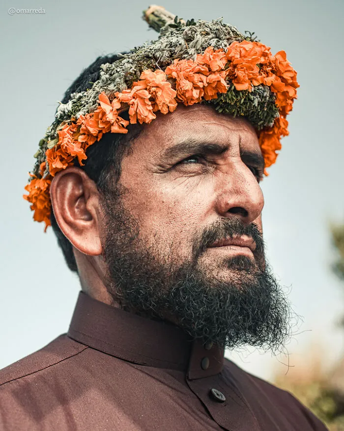 My 18 Portraits Of The Flower Men Of Saudi Arabia
