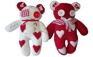 I Made Valentine's Plushie Bears