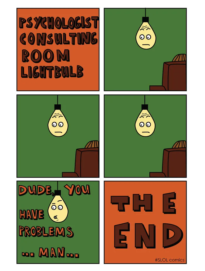 My 30 Comics Showing The Perspective Of A Lightbulb In A Funny Way