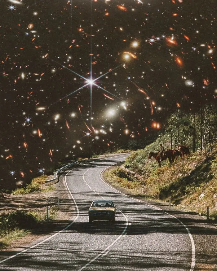 My 60 Surreal Collages That Combine Past And The Future Into Retro-Futuristic Artwork