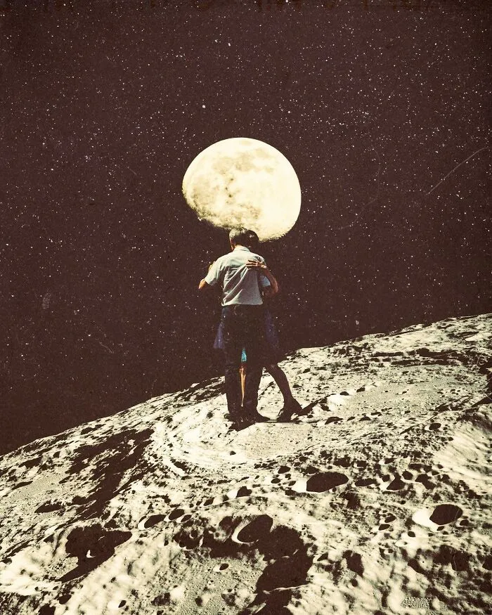 My 60 Surreal Collages That Combine Past And The Future Into Retro-Futuristic Artwork