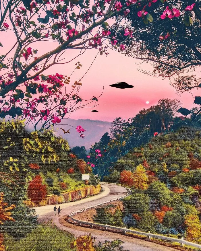 My 60 Surreal Collages That Combine Past And The Future Into Retro-Futuristic Artwork