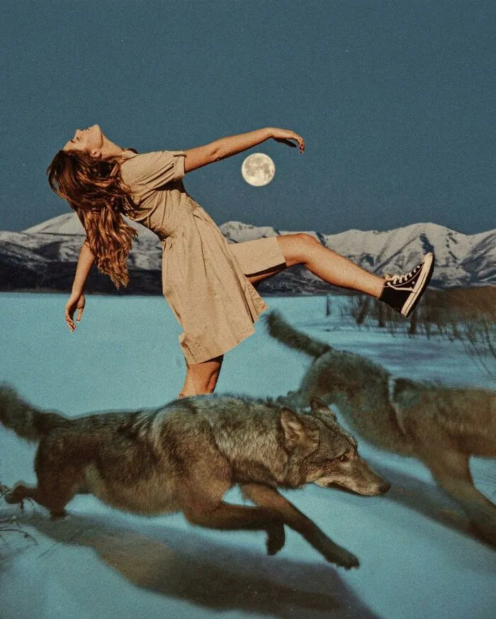 My 60 Surreal Collages That Combine Past And The Future Into Retro-Futuristic Artwork