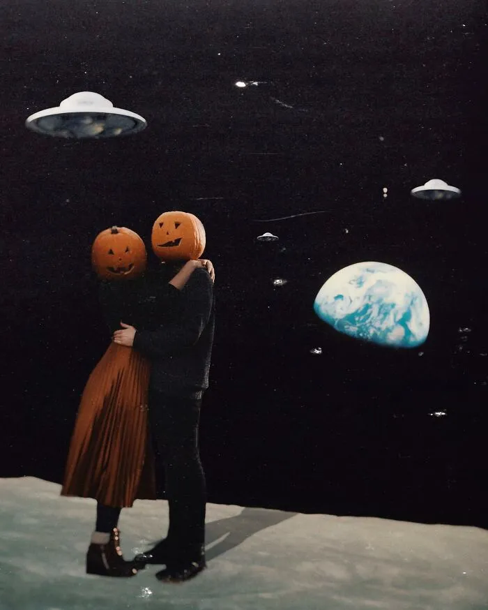 My 60 Surreal Collages That Combine Past And The Future Into Retro-Futuristic Artwork