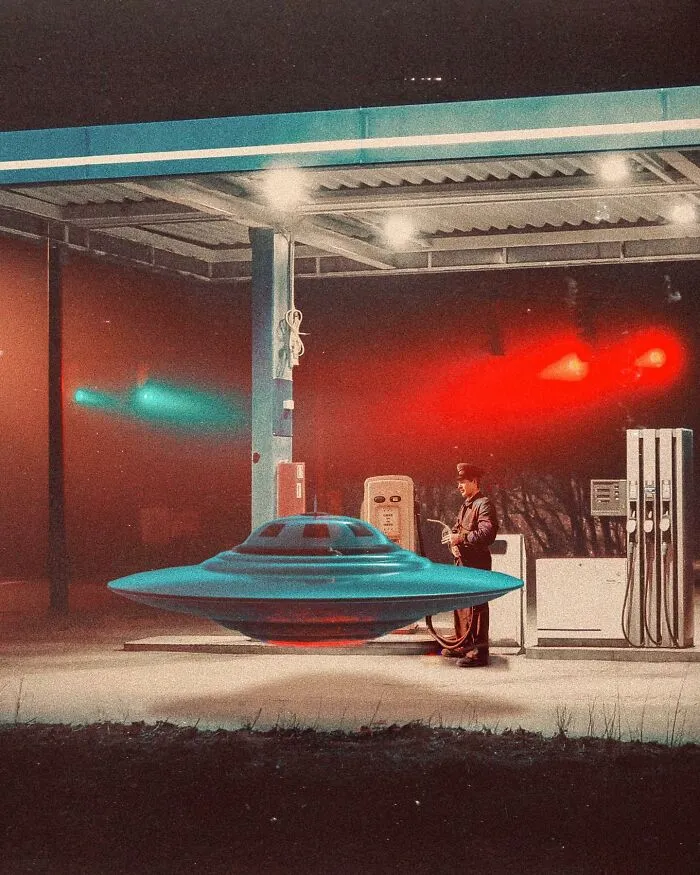 My 60 Surreal Collages That Combine Past And The Future Into Retro-Futuristic Artwork