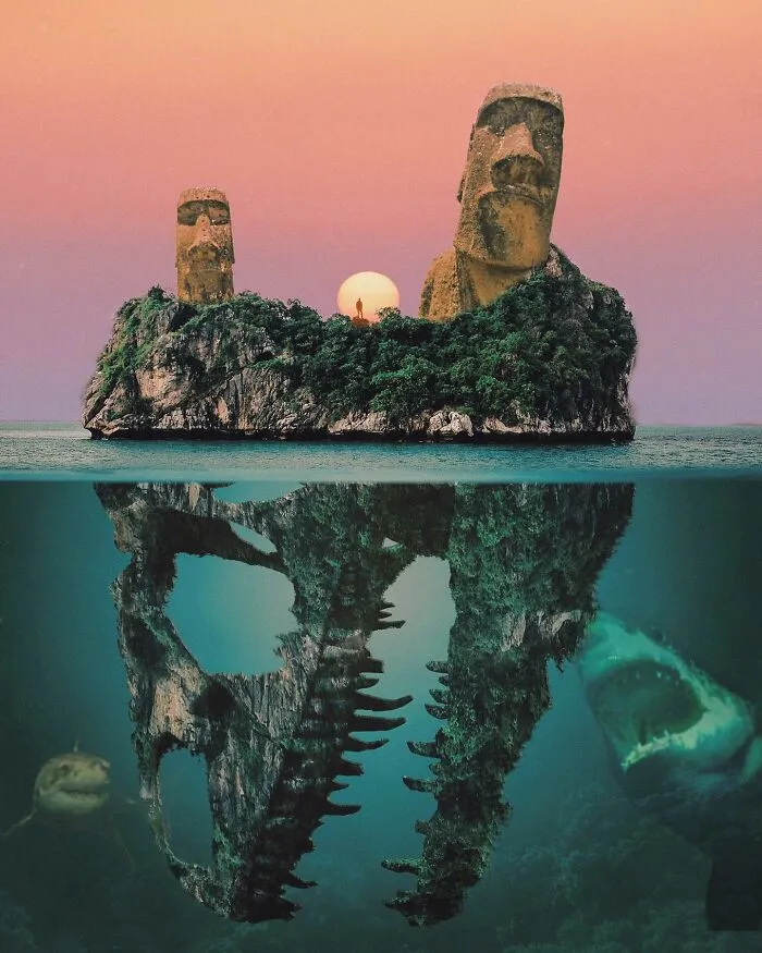 My 60 Surreal Collages That Combine Past And The Future Into Retro-Futuristic Artwork