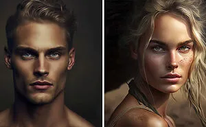 15 Pics of How AI Sees Global Beauty Standards In Various Countries