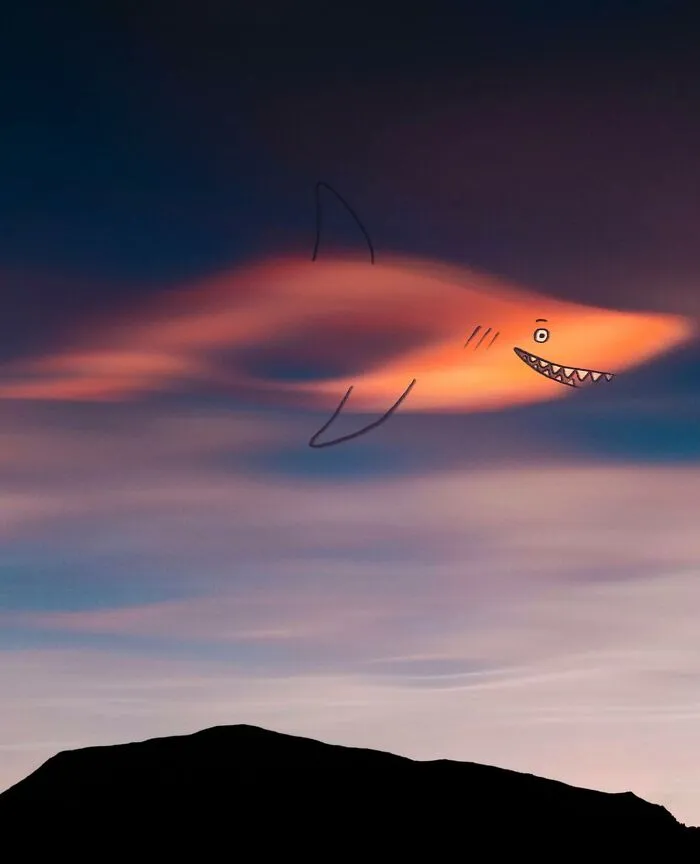 70 Adorable Illustrations Drawn On Clouds By This Artist