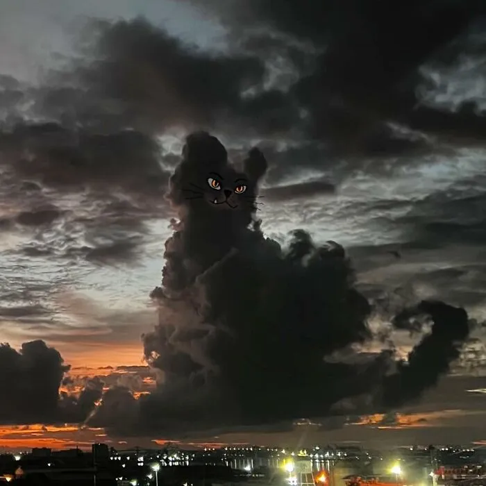 70 Adorable Illustrations Drawn On Clouds By This Artist