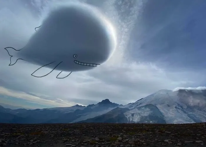 70 Adorable Illustrations Drawn On Clouds By This Artist