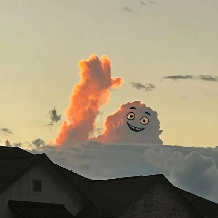 70 Adorable Illustrations Drawn On Clouds By This Artist