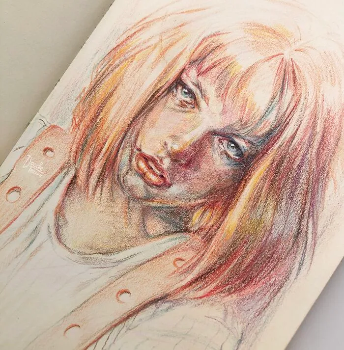 I Draw Portraits Of People And Movie Characters In My Sketchbook, And Here Are 32 Of My Best Works
