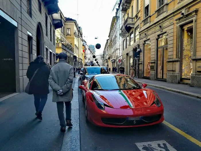 Via Monte Napoleone: Milan, Italy