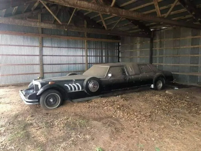 Abandoned 1975 Cadillac Eldorado Fleetwood Custom Limousine