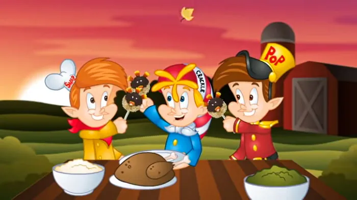 Snap, Crackle, And Pop By Rice Krispies